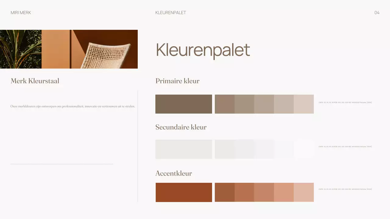 Trendy Neutraal Interieur Merk Richtlijnen Handleiding