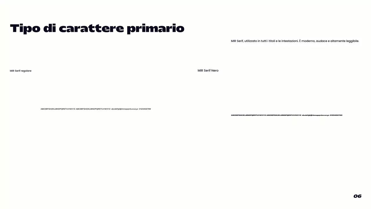 linea guida del marchio moderno viola