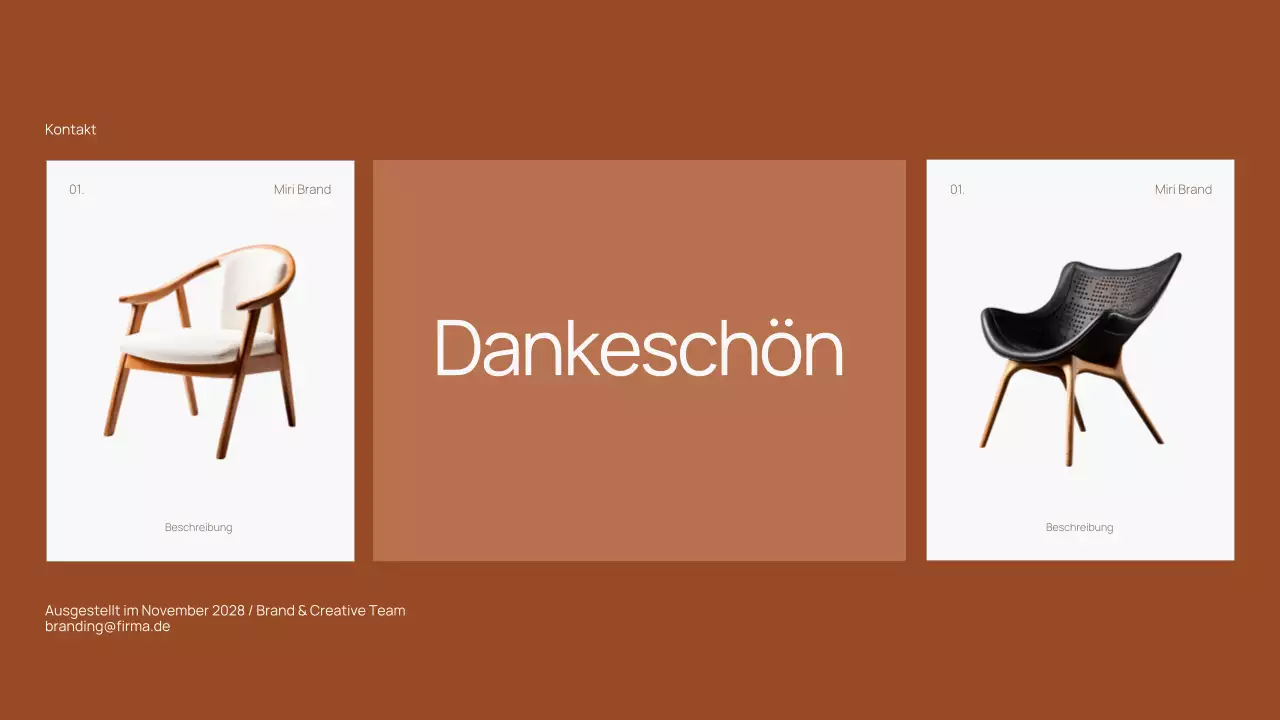 Trendy Neutral Interior Design Markenrichtlinien Handbuch