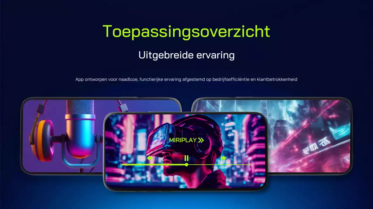 Paarse moderne mobiele app introductie