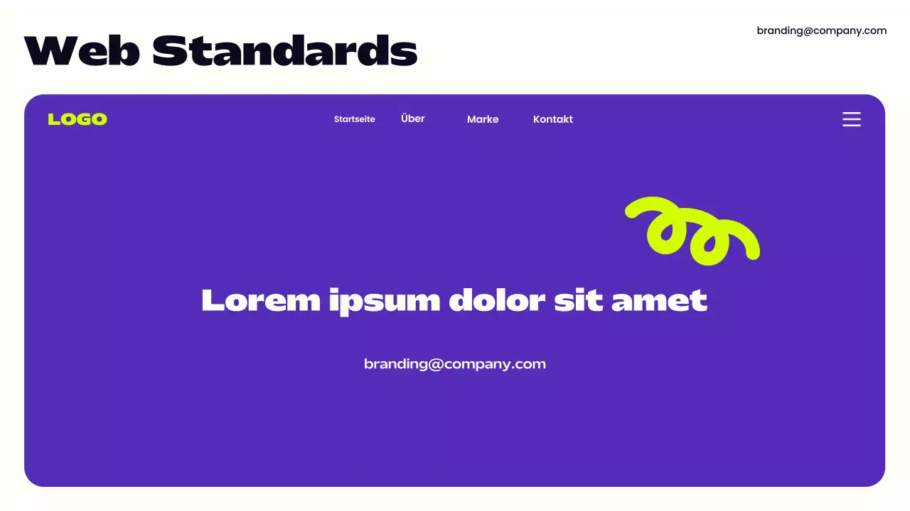 lila moderner Markenleitfaden