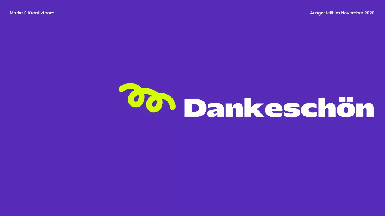 lila moderner Markenleitfaden