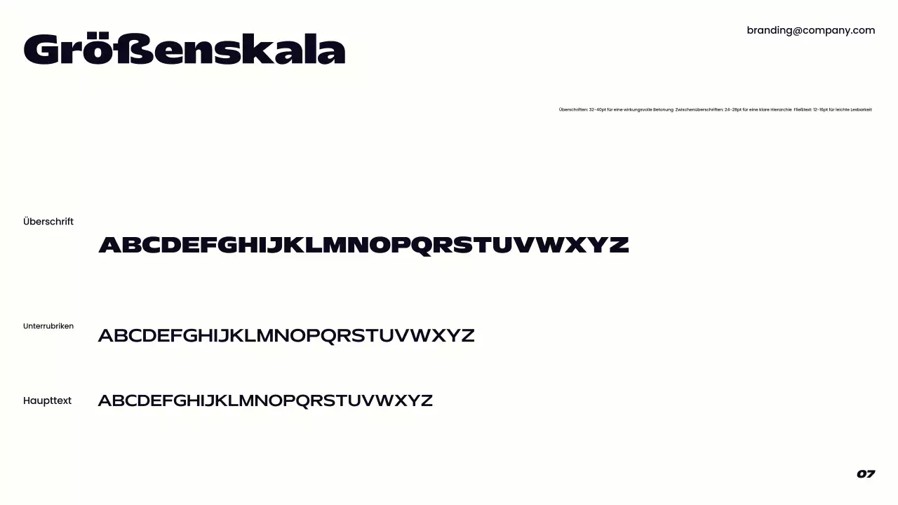 lila moderner Markenleitfaden