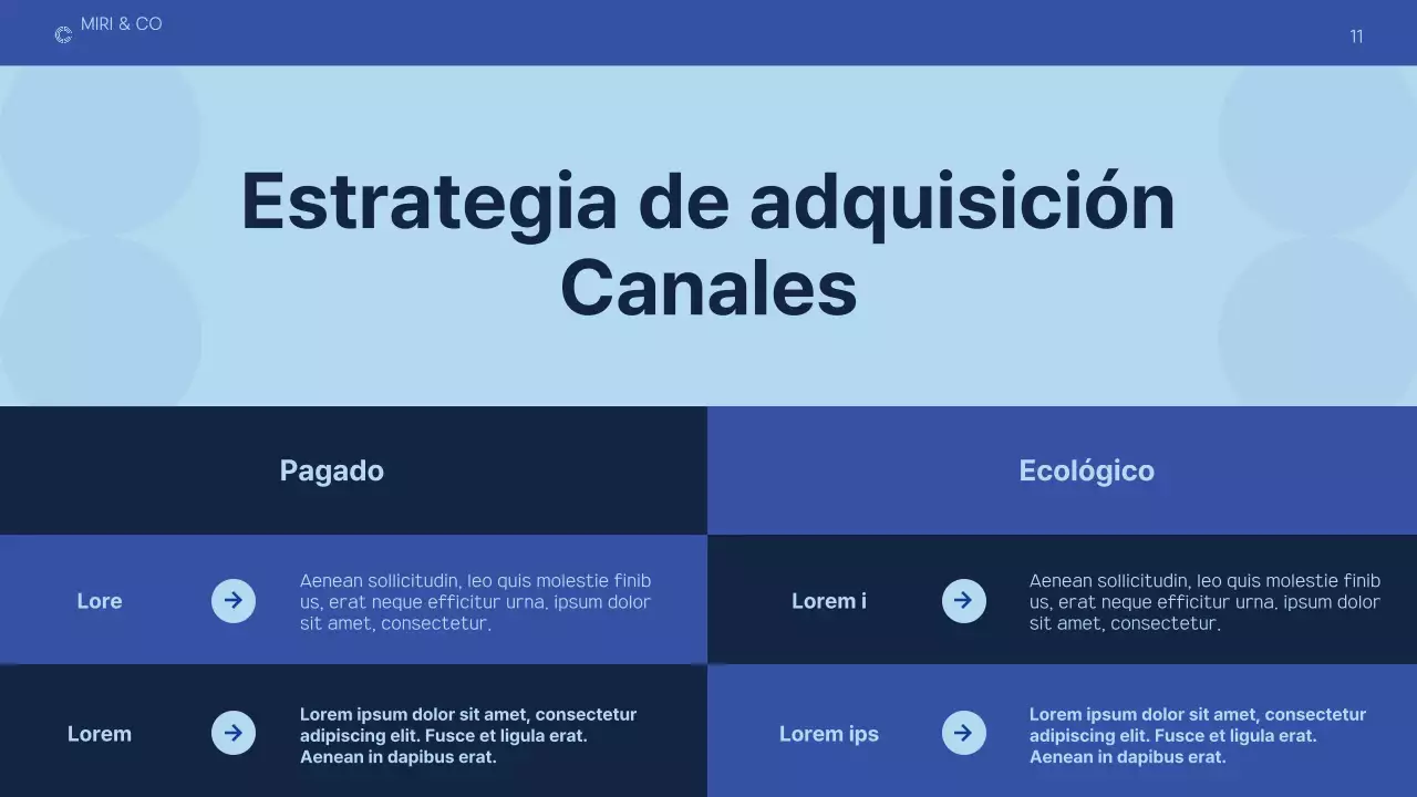 plan de negocio moderno azul oscuro