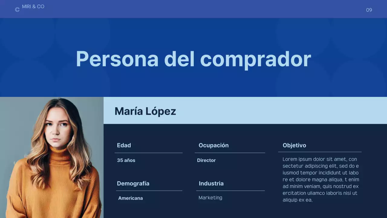 plan de negocio moderno azul oscuro