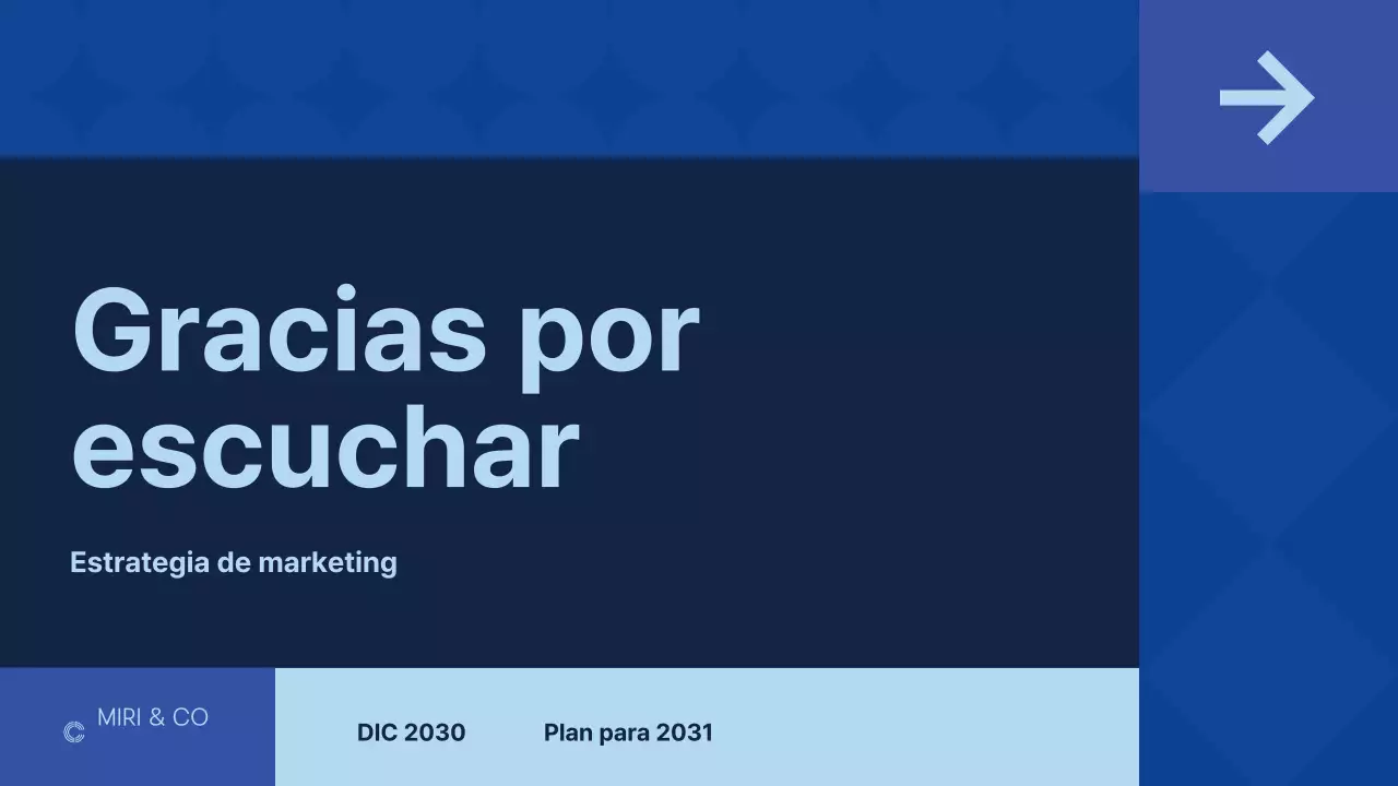 plan de negocio moderno azul oscuro