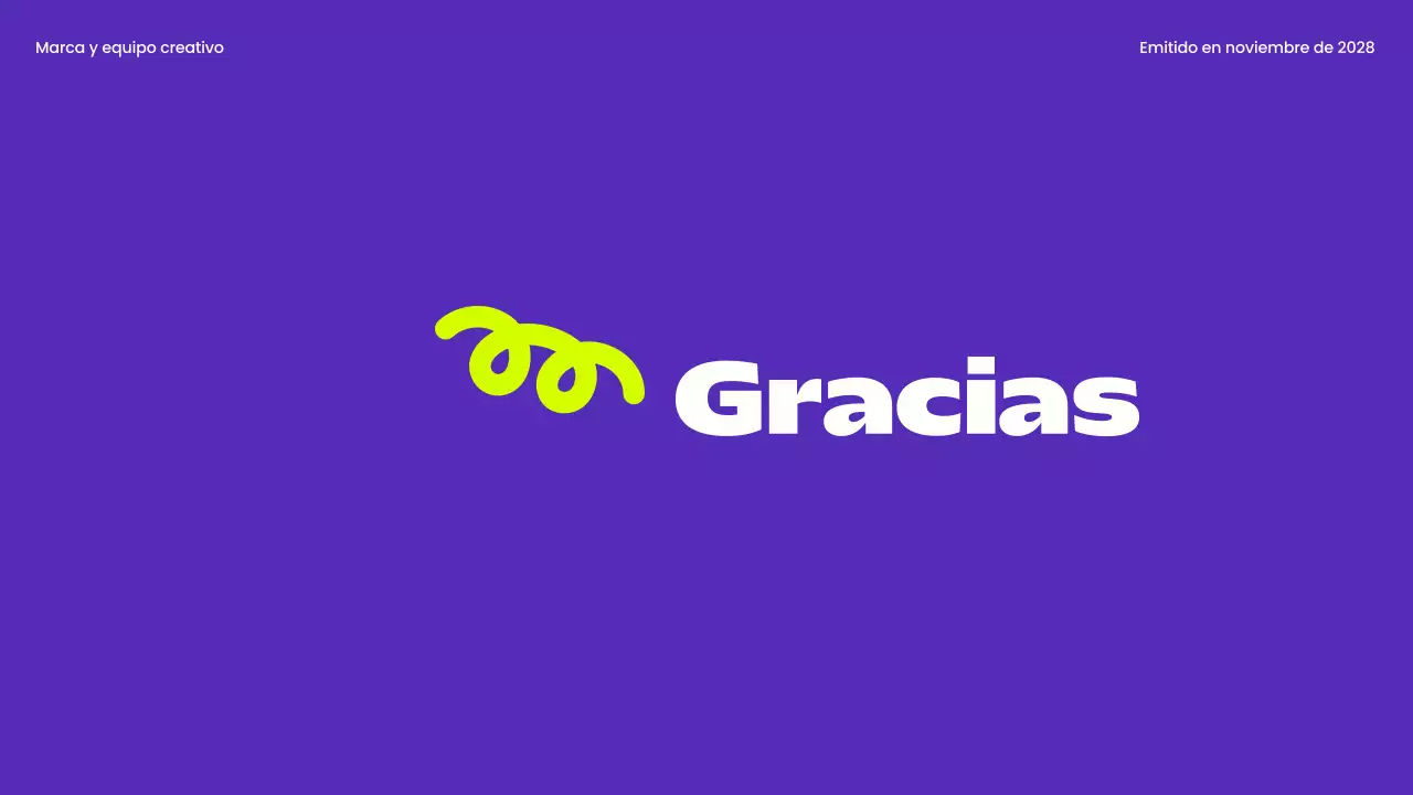 directriz de la marca moderna púrpura