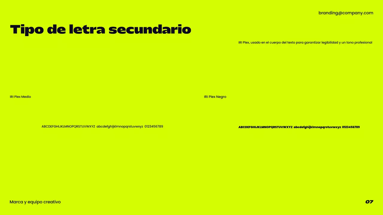 directriz de la marca moderna púrpura