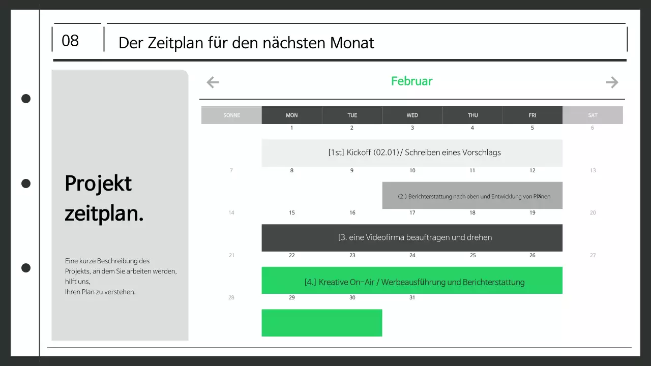 Planung abstrakter sauberer Arbeitsplatz Sitzungsprotokolle