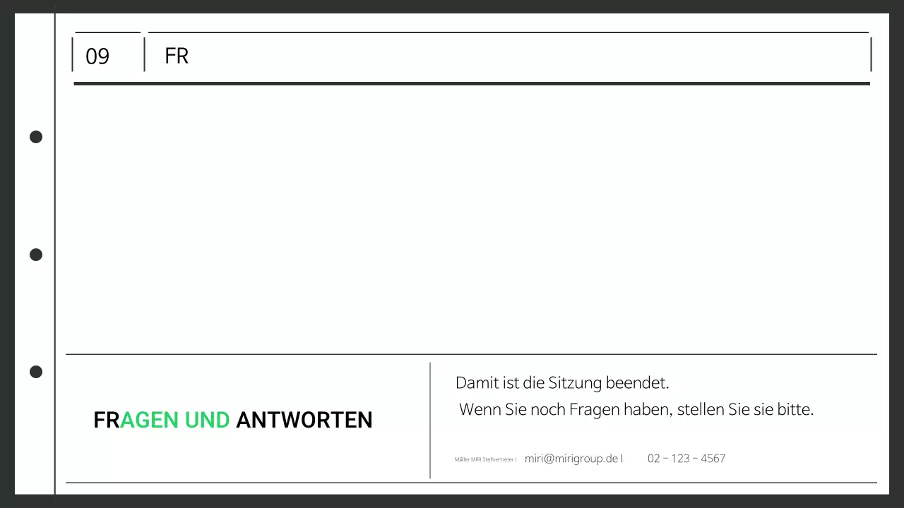 Planung abstrakter sauberer Arbeitsplatz Sitzungsprotokolle