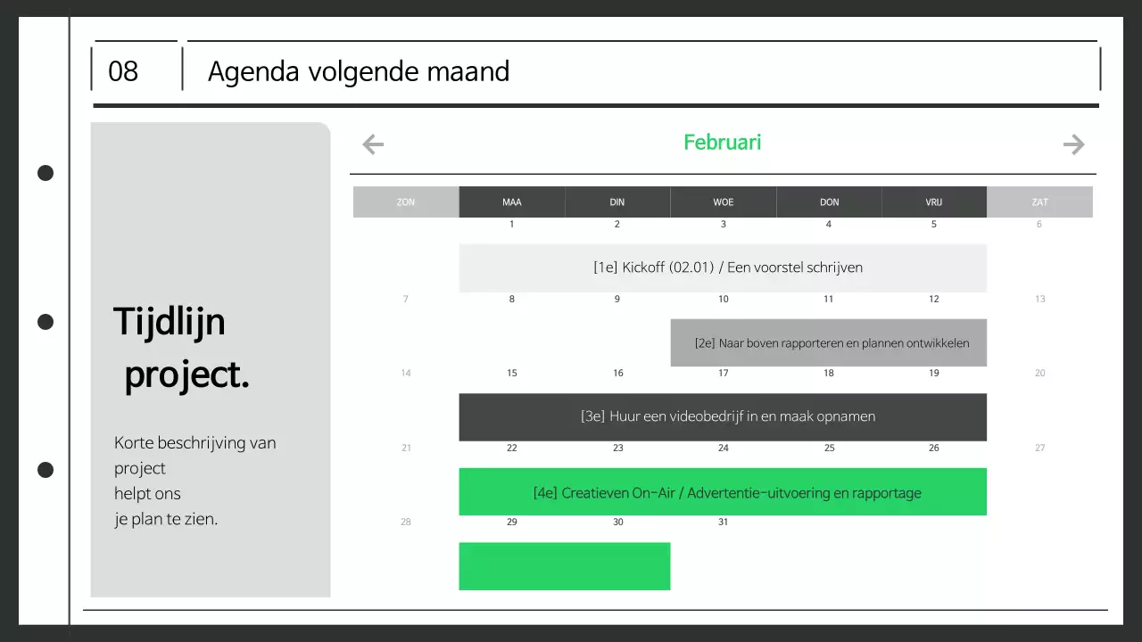 Planning samenvatting schone werkplek notulen