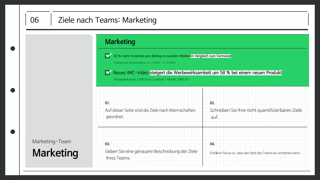 Planung abstrakter sauberer Arbeitsplatz Sitzungsprotokolle