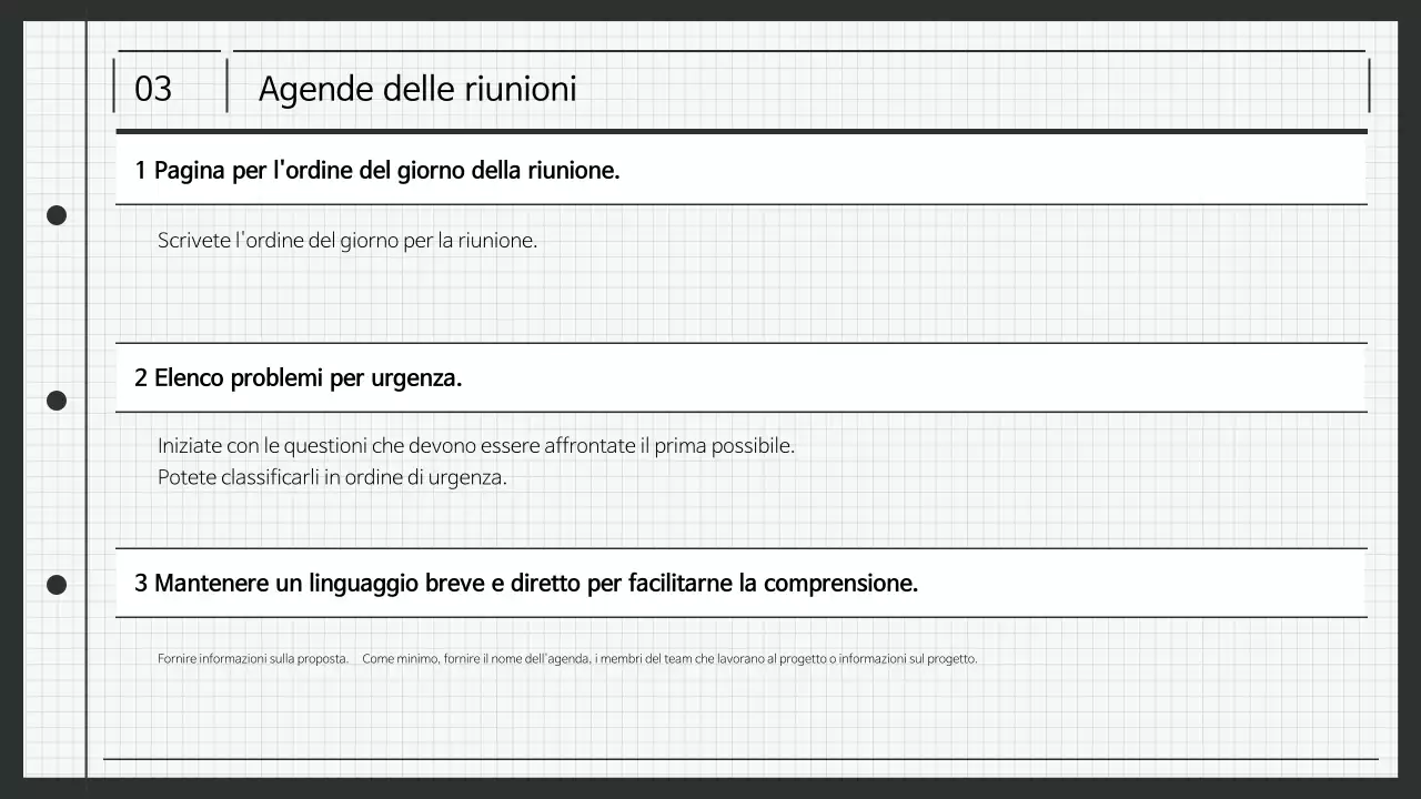 Verbale di riunione del luogo di lavoro pulito