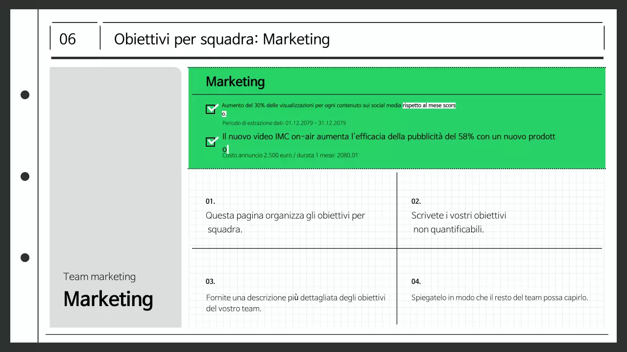 Verbale di riunione del luogo di lavoro pulito