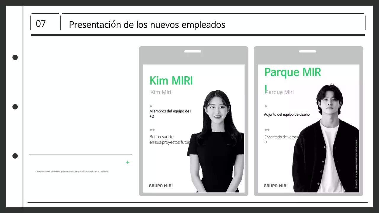 Resumen de la planificación Actas de las reuniones en el lugar de trabajo
