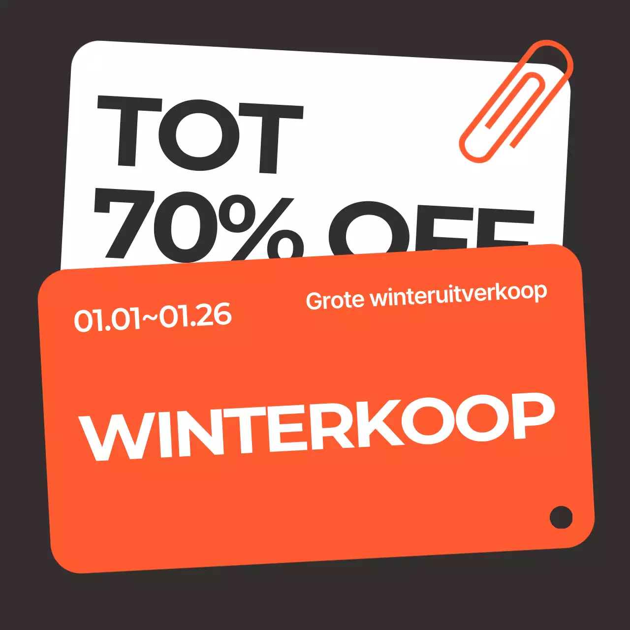 Promoot de Black Modern Winter Sale