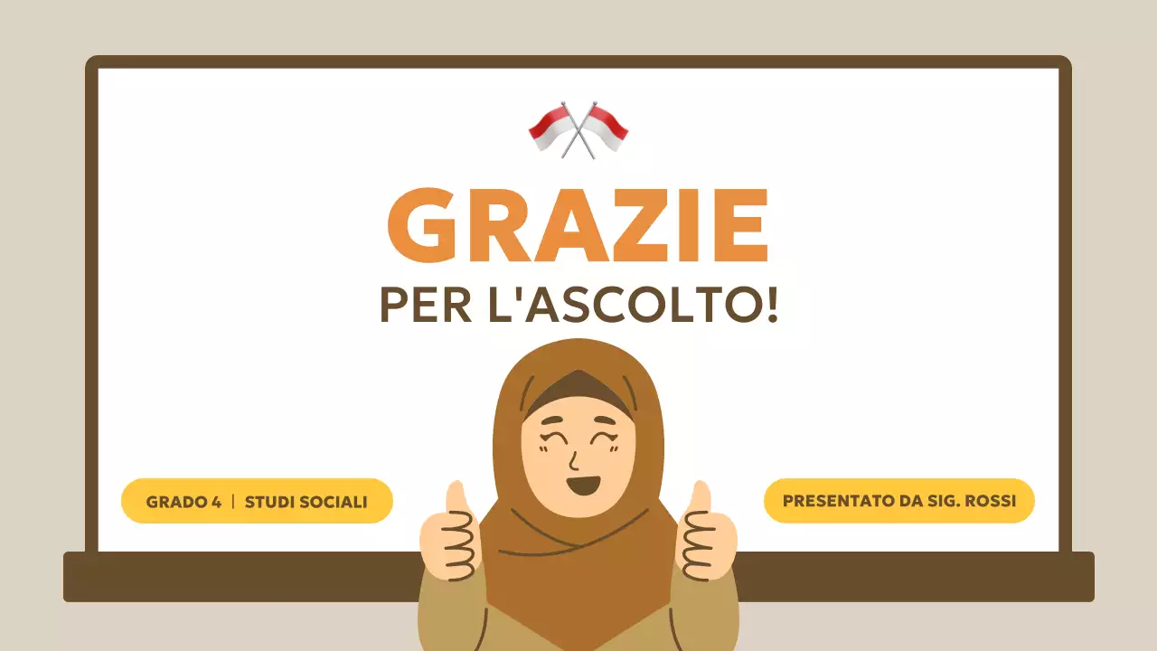 Lezione di studi sociali educativi beige