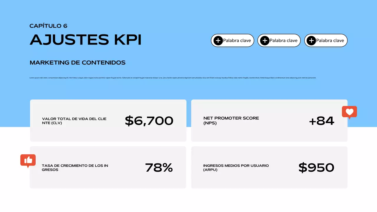 blue modern social media presentation