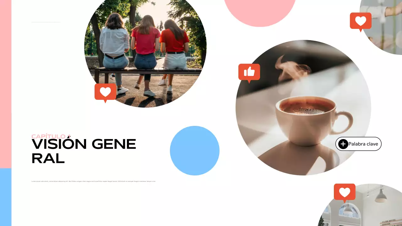 blue modern social media presentation