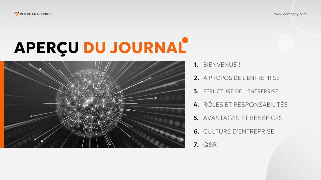 orange modern onboarding guide