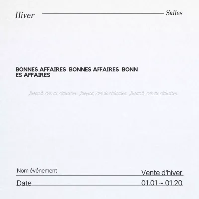 Vente d'hiver Grey Modern