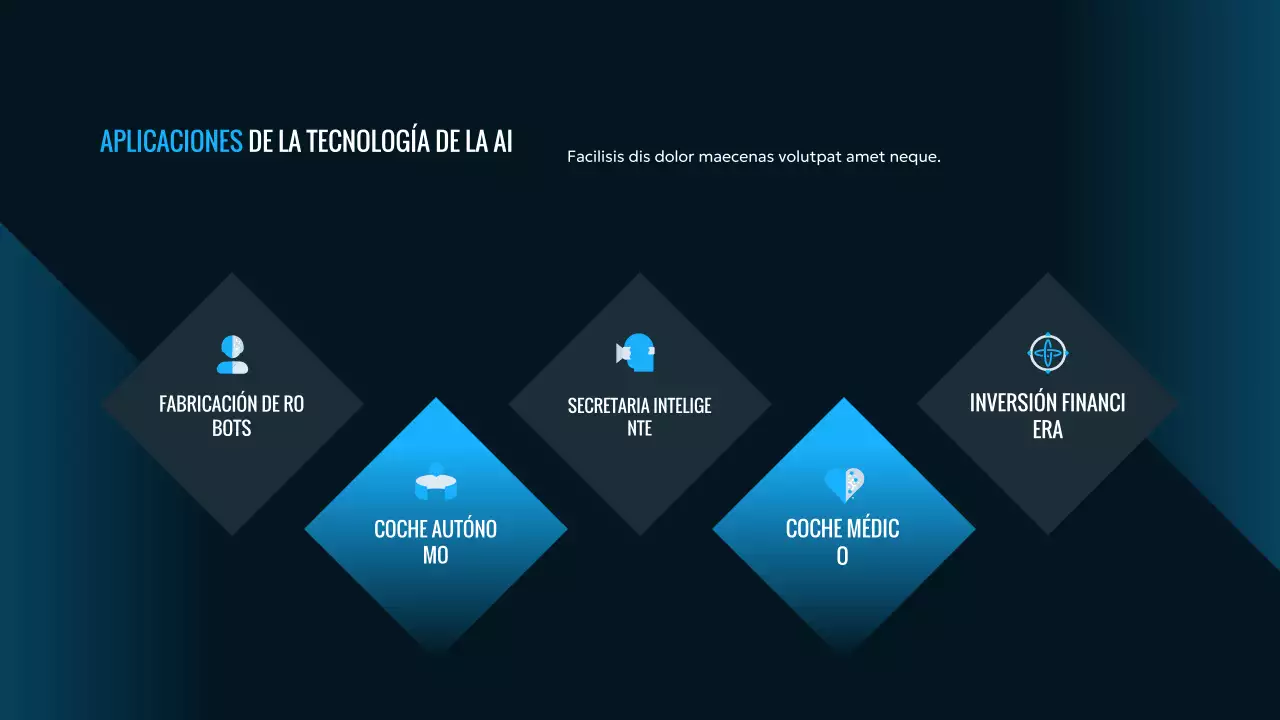 anuncio azul moderno AI