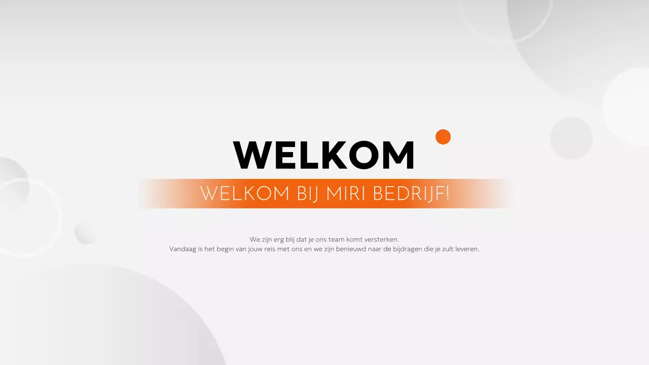 oranje moderne inwerkgids