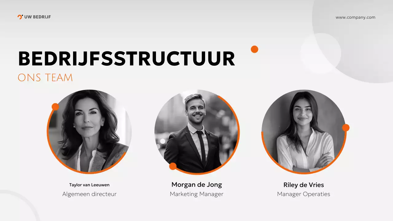 oranje moderne inwerkgids