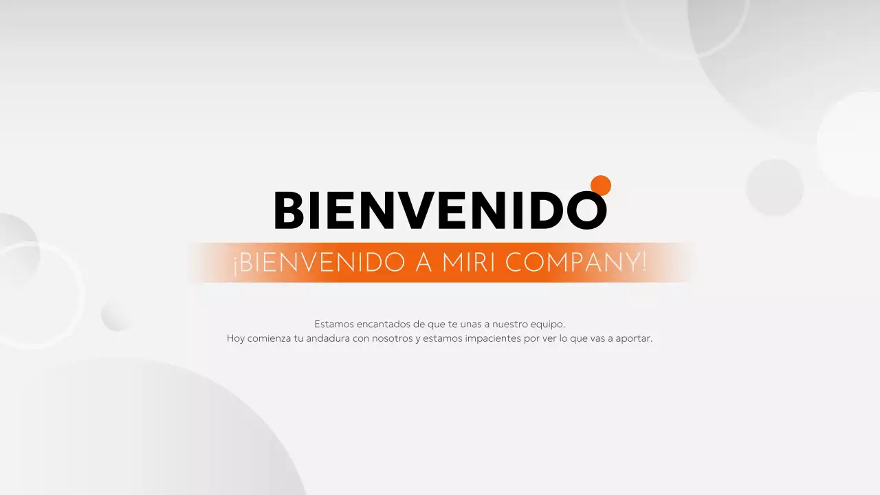 orange modern onboarding guide