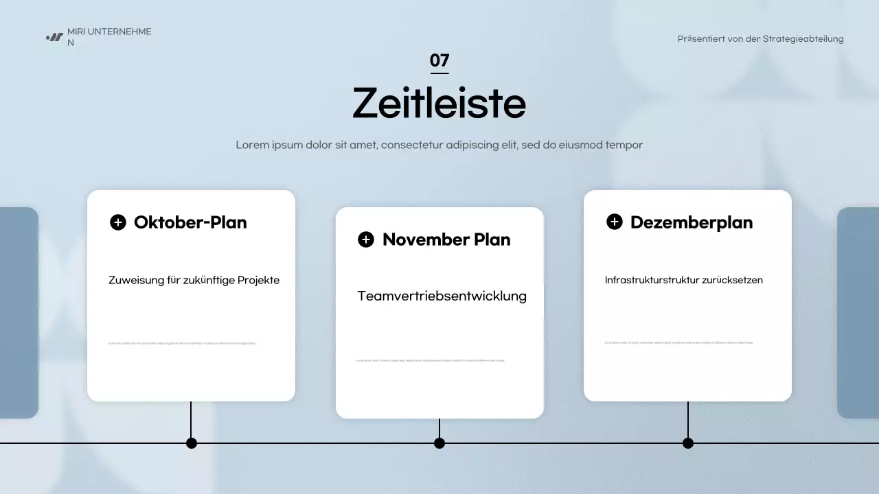 blue modern business report