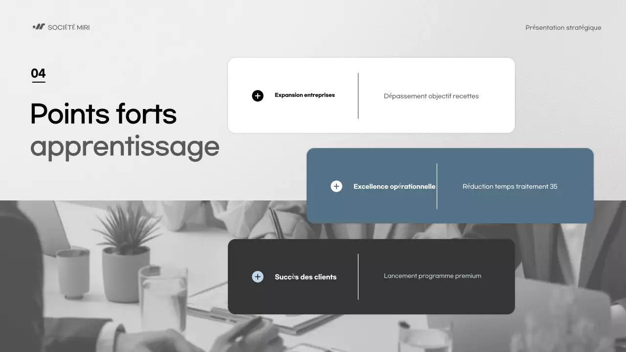 blue modern business report