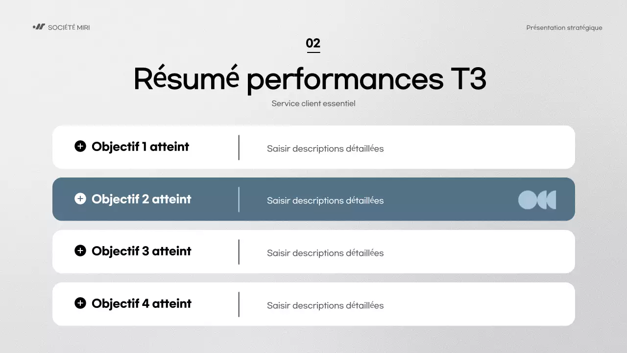 blue modern business report