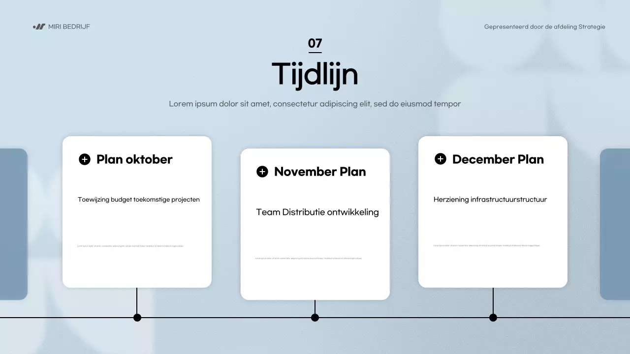 blauw modern zakelijk verslag