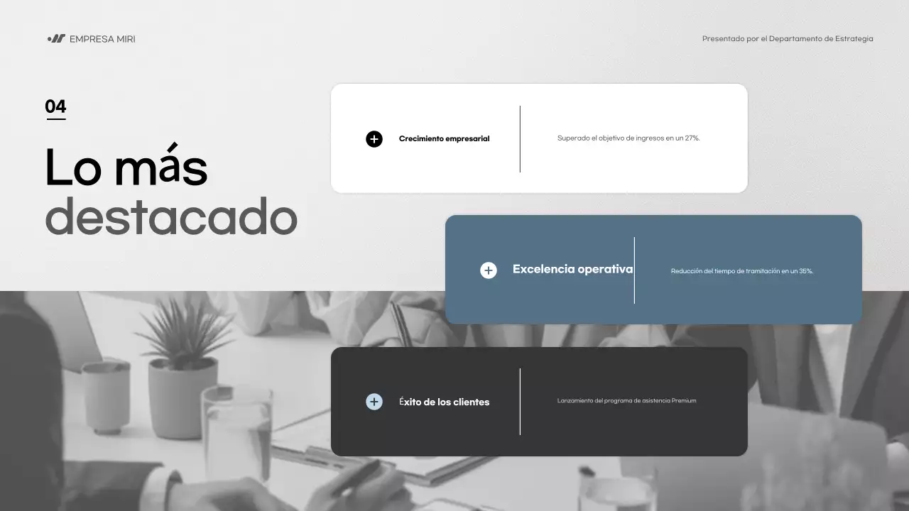 blue modern business report