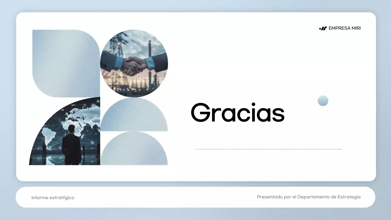 blue modern business report