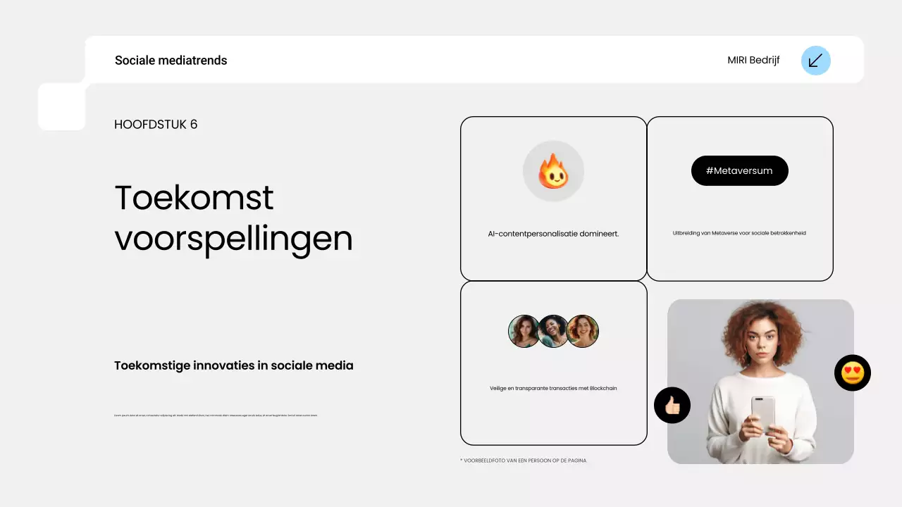 blauw modern social media trendrapport