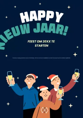 feestelijke uitnodiging marine