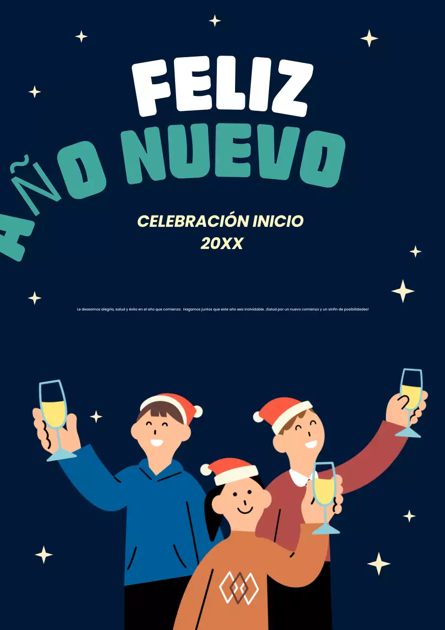 invitación de celebración festiva navy