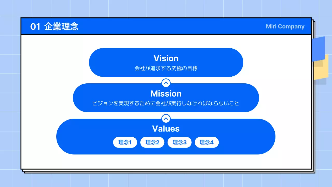 青 シンプル 研修 資料 プレゼンテーション
