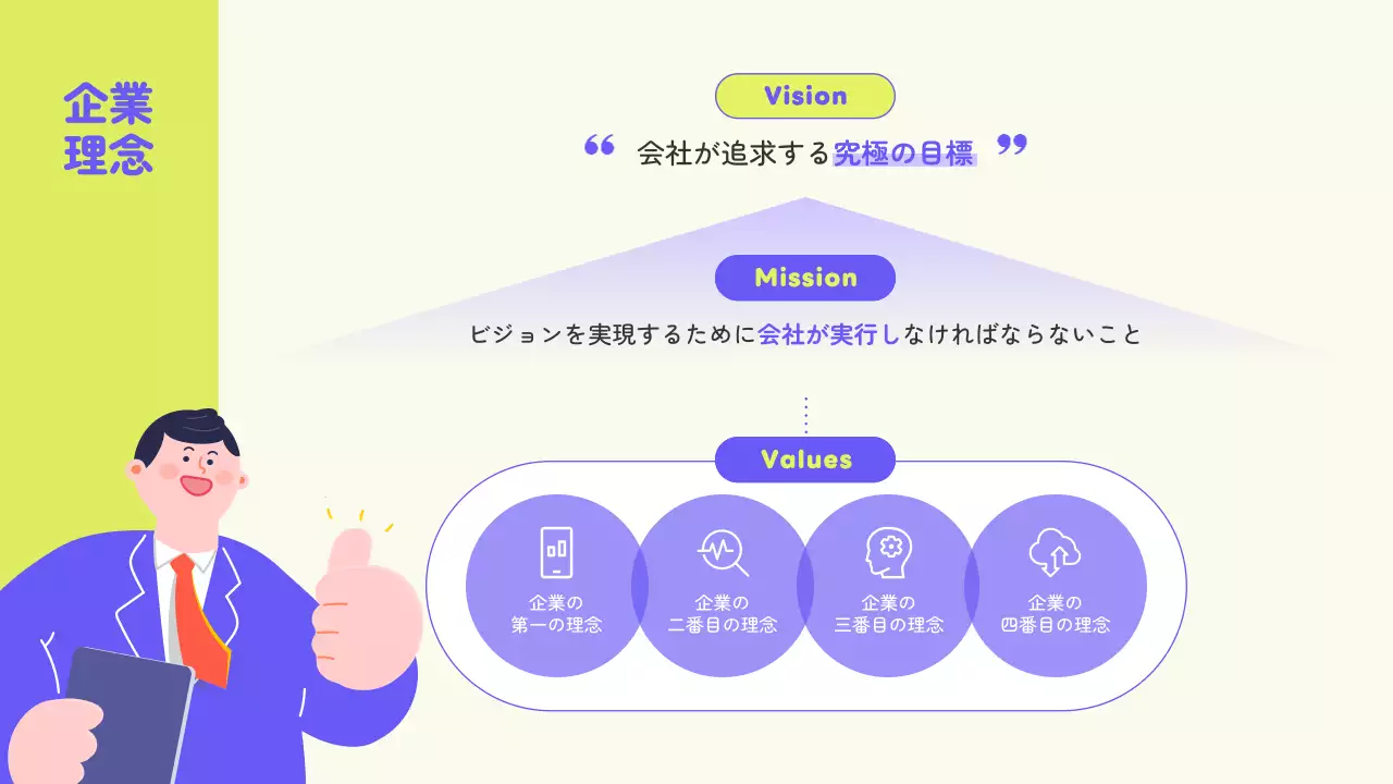 紫 かわいい 研修 マニュアル プレゼンテーション