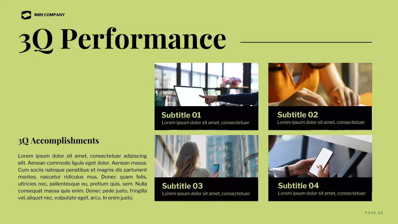 Black Modern Business Presentation