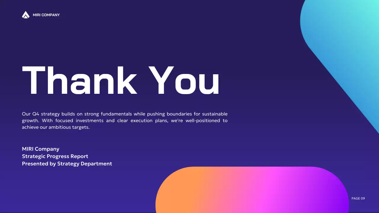 Purple Modern Business Report Presentation