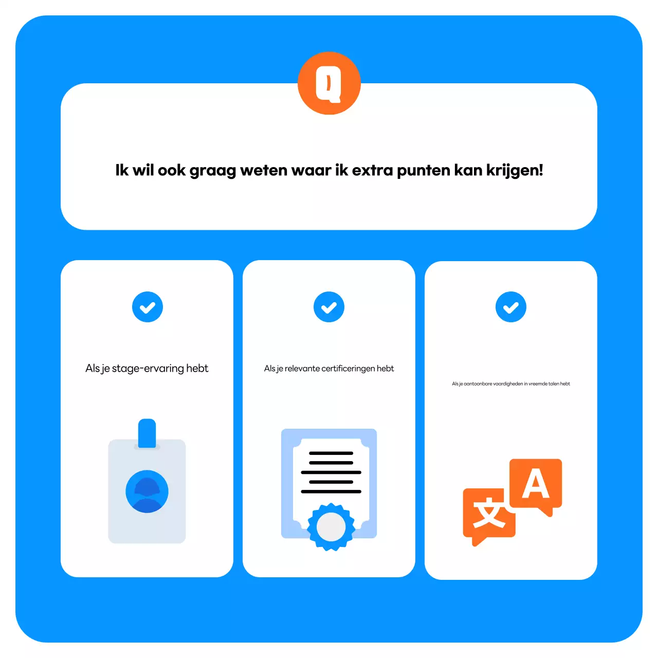 Blauwe moderne carrières