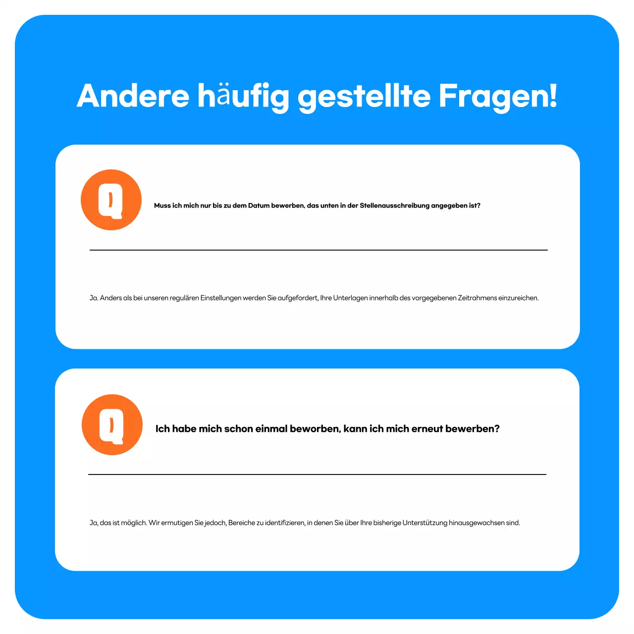 Blue Modern Karrieren