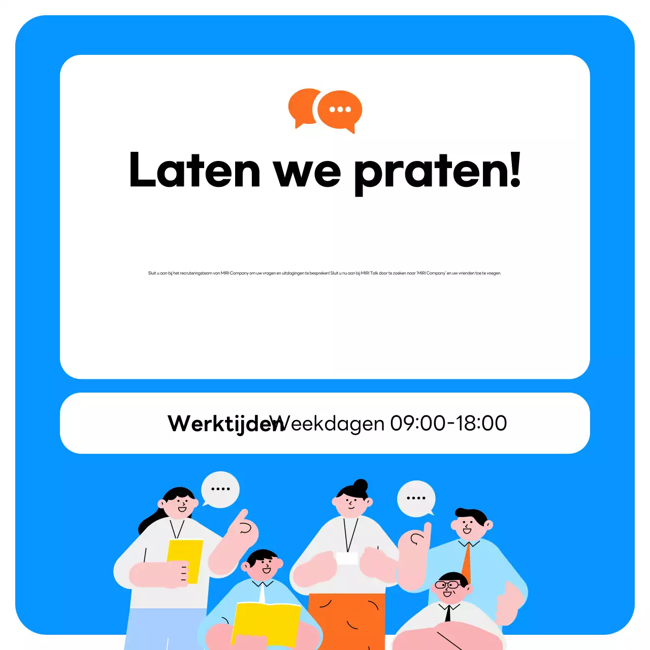 Blauwe moderne carrières