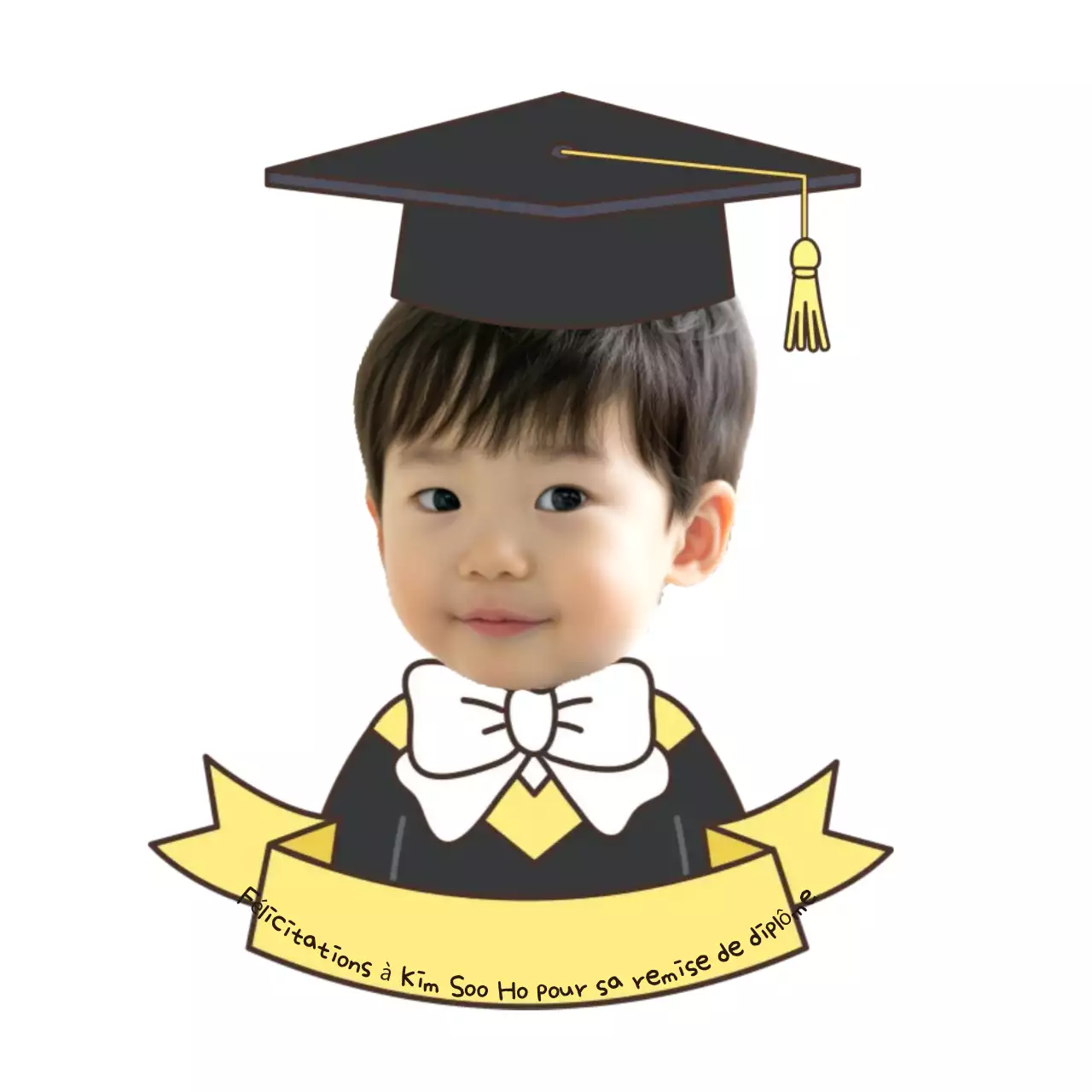 Jaune Happy Graduation