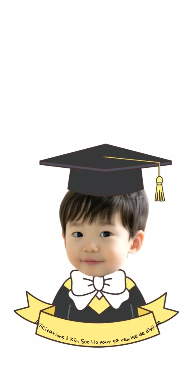 Remise des diplômes en blanc