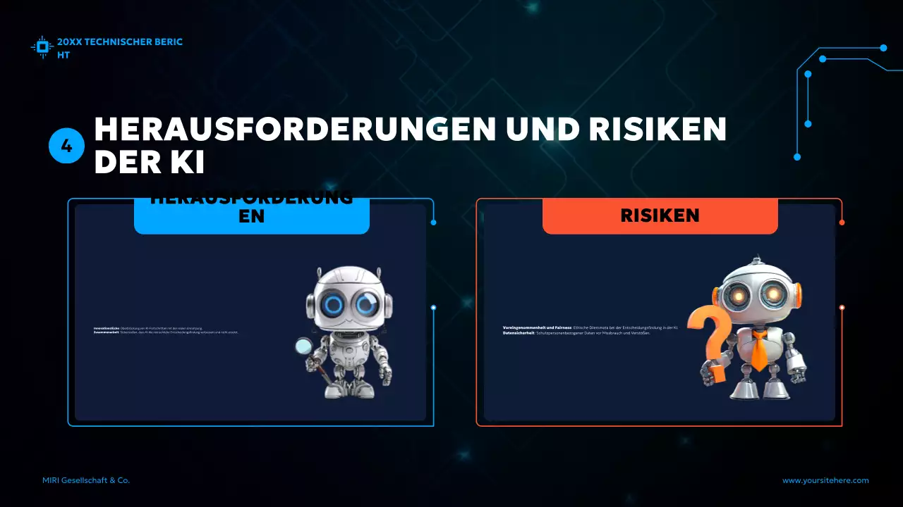 blue futuristic AI report Dokument