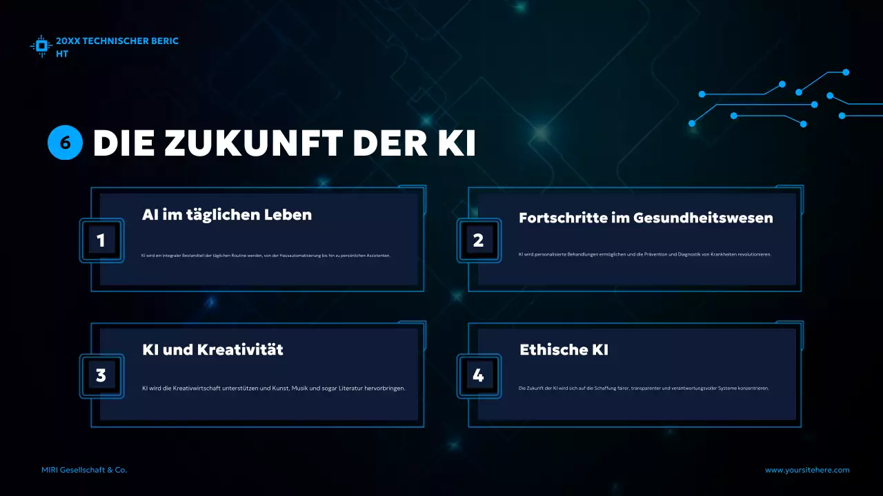 blue futuristic AI report Dokument