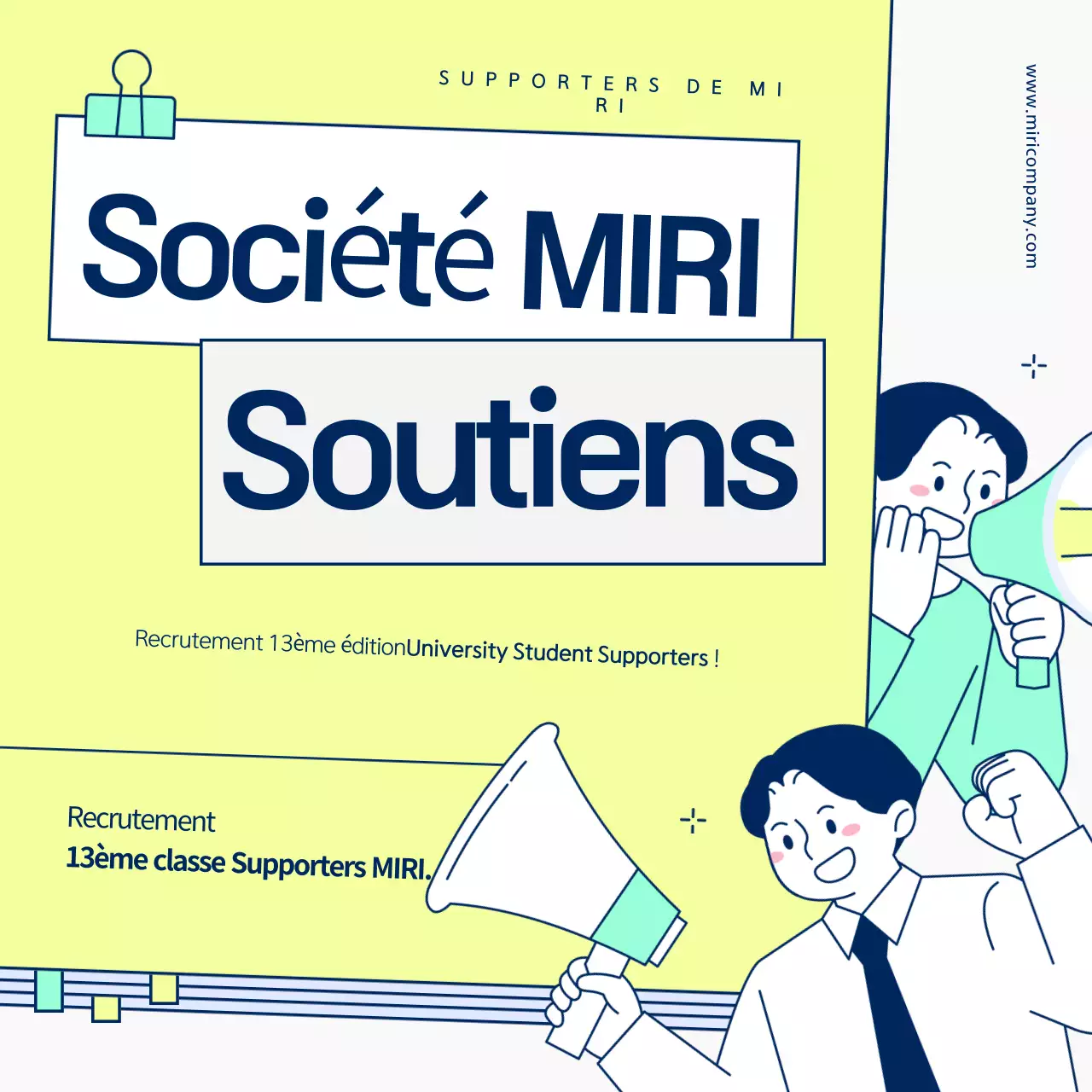 Promouvoir le recrutement de sympathisants grâce à une jolie palette de couleurs chartreuse et menthe